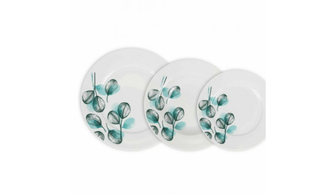 Dinnerware Set La Mediterránea Imagine Circular 18 Pieces (2 Units)