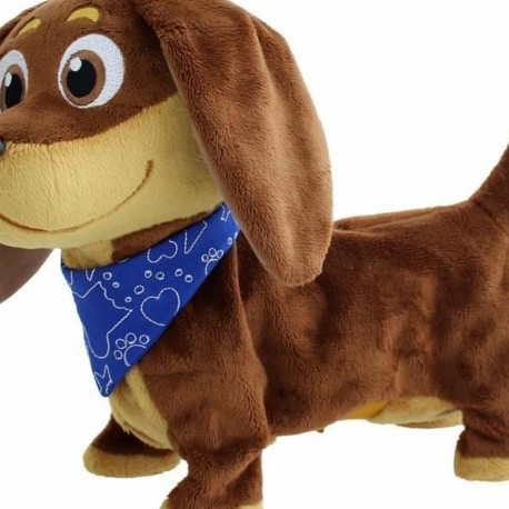 Motion-animated Stuffed Animal Goliath Dog 28 cm
