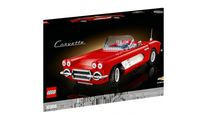 Playset Lego Icons: Corvette 10321 1210 Tükid, osad 14 x 10 x 32 cm