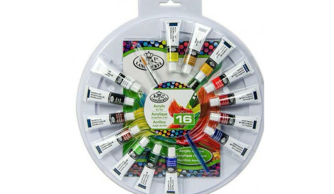 Acrylic Paint Set Royal & Langnickel 16 Pieces Multicolour