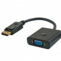 DisplayPort to VGA adapter Savio CL-90 Black 20 cm