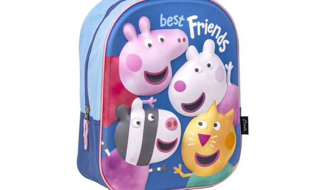 3D Bērnu soma Peppa Pig Zils 25 x 33 x 10 cm