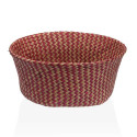 Decorative basket Versa Red Marine algae Ø 28 cm