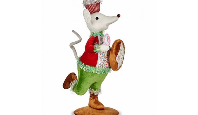 Decorative Figure Mouse 20 x 55 x 24 cm (2 Units)