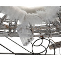 Jõuluehe DKD Home Decor Põhjapõder ja saan Valge vitstest Põhjapõder 75 x 20 x 53 cm