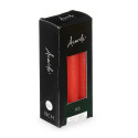 Candle Set Red 2 x 2 x 15 cm (12 Units)