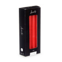 Candle Set Red 2 x 2 x 20 cm (12 Units)