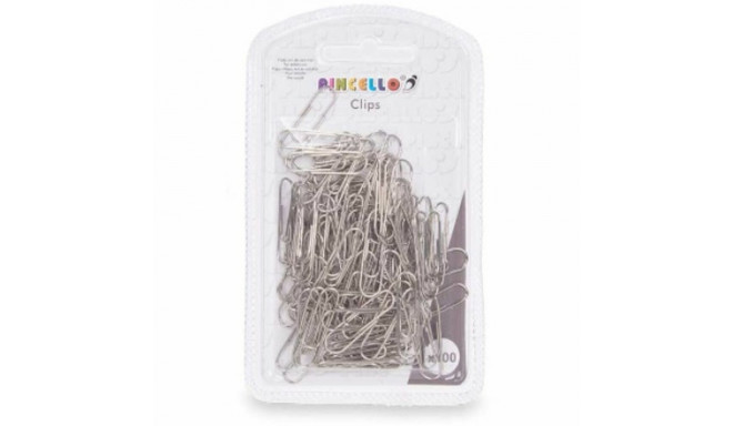 Clips Small Silver Metal (24 Units)