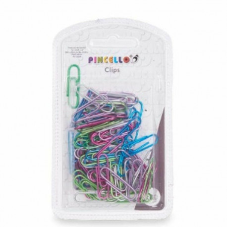Clips Pincello 384 384 Multicolour Metal Small (24 Units)