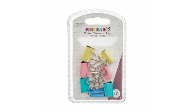 Clamps Clip Small Multicolour Metal (24 Units)