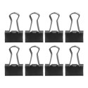 Clamps Clip Small Black Metal (24 Units)