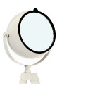 Table clock Tripod White Metal 12 x 30 x 12 cm (4 Units)