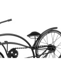 Table clock Bicycle Black Metal 42 x 24 x 10 cm (4 Units)