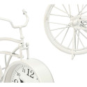 Table clock Bicycle White Metal 42 x 24 x 10 cm (4 Units)