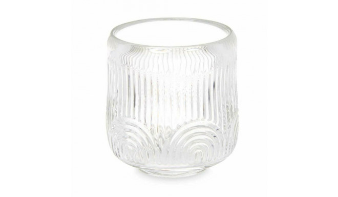 Svijećnjak Gift Decor GJS1010BMS-T GJS1010BMS-T Läbipaistev Kristall 9 x 9,5 x 9 cm Triibud (12 Ühik