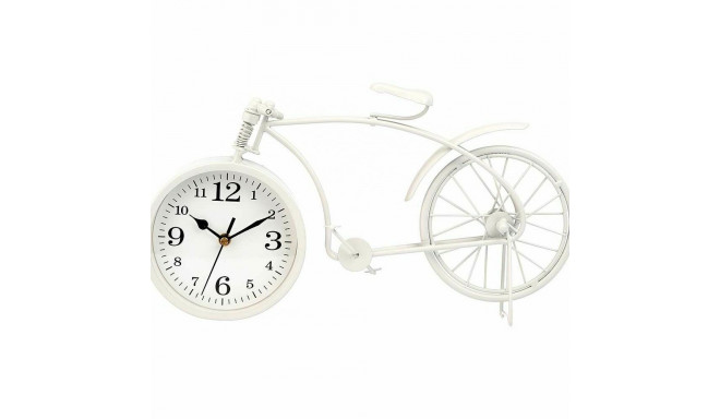 Table clock Gift Decor 920 920 White Bicycle (4 Units)