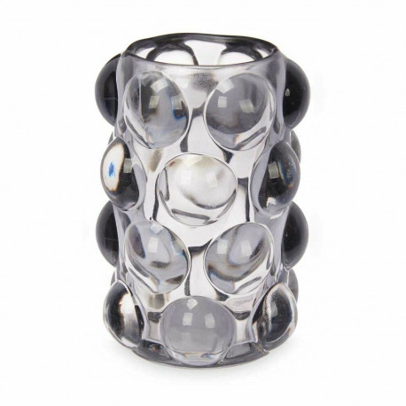 Svijećnjak Gift Decor GJL85125L-GRA GJL85125L-GRA Hall Kristall 8,4 x 12,5 x 8,4 cm Mikrohelmed (12 