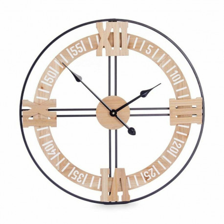 Seinakell Gift Decor 22ATC433 22ATC433 Must Puit Metall Puit MDF 60 x 60 x 5 cm (4 Ühikut)