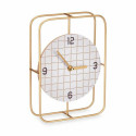 Zegar stołowy Ruuduline Must Metall Puit MDF 18,5 x 25,5 x 6 cm (6 Ühikut)
