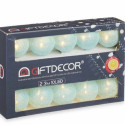 Wreath of LED Lights Ball Blue 2,3 m (12 Units)