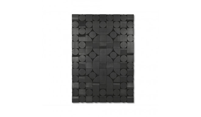 Seinakaunistus Home ESPRIT Must Abstraktne Kaasaegne 81 x 3,8 x 117 cm