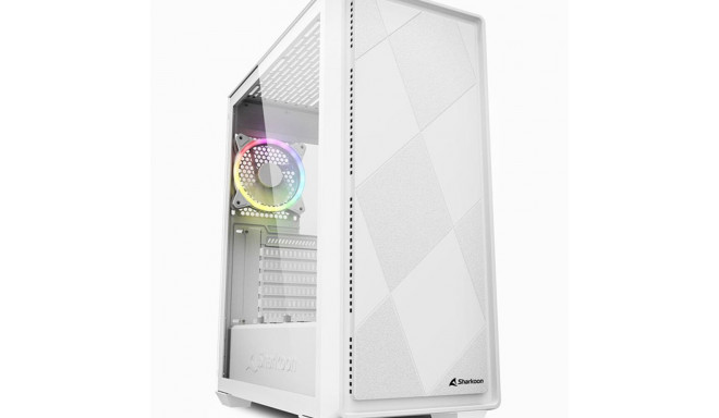 ATX Semi-tower Korpus Sharkoon VS8 RGB Valge