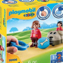 Playset Playmobil 1.2.3 Dog Boys 70406 (6 pcs)