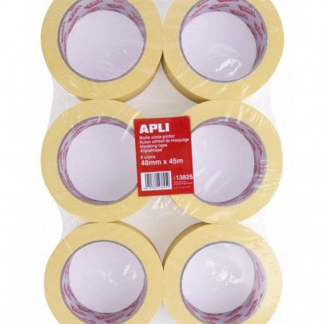 Kleeplint Apli Kere Kunstnik Kollane 6 Tükid, osad 48 mm x 45 m