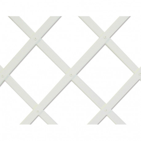 Lattice Nortene Trelliflex White PVC 1 x 2 m