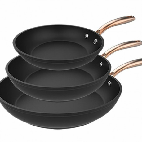 Tootlikkus Cecotec Polka Fantasy 20-24-28 Bucket Set Golden Must Roostevaba teras Alumiinium Ø 28 cm