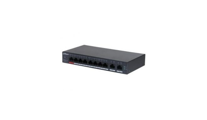 DAHUA Switch||CS4010-8ET-110|Type L2|Desktop/pedestal|PoE ports 8|DH-CS4010-8ET-110