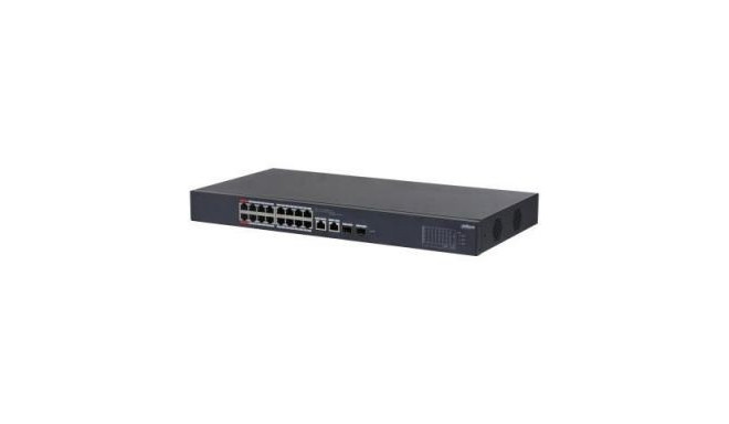 DAHUA Switch||CS4218-16ET-240|Type L2|Desktop/pedestal|16x10Base-T / 100Base-TX|PoE ports 16|DH-CS42