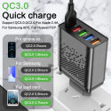 5 Ports Quick Charge 3.0 USB Charger Adapter For Fast Charging