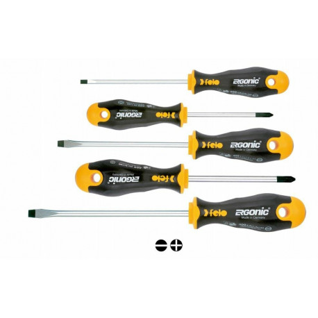 FELO SCREWDRIVERS SET 5 pcs. SERIES 400 ERGONIC