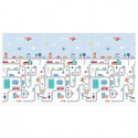 Bocioland soft foldable play mat 150x200 cm city BL122