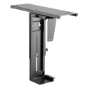 LogiLink EO0004 CPU holder Desk-mounted CPU holder Black