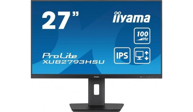 iiyama ProLite XUB2793HSU-B6 computer monitor 68.6 cm (27&quot;) 1920 x 1080 pixels Full HD LED 