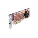 QNAP Card QM2 interface cards/adapter Internal PCIe, RJ-45