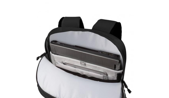 DICOTA REFLECTIVE backpack Casual backpack Black Thermoplastic polyurethane (TPU)