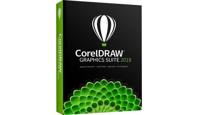 Corel CorelDRAW Graphics Suite 2018 1 license(s) Renewal 1 year(s)