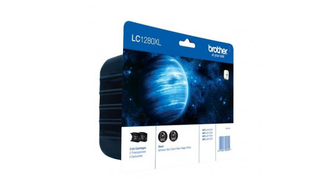 Brother LC1280XLBKBP2DR ink cartridge 2 pc(s) Original Black