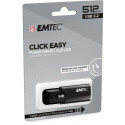 Emtec B110 Click Easy 3.2 USB flash drive 512 GB USB Type-A 3.2 Gen 2 (3.1 Gen 2) Black