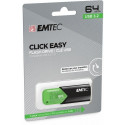 Emtec Click Easy USB flash drive 64 GB USB Type-A 3.2 Gen 1 (3.1 Gen 1) Black, Green