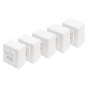 Digitus CAT 6, Class E, modular wall outlet, shielded