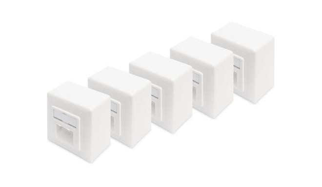 Digitus CAT 6, Class E, modular wall outlet, shielded