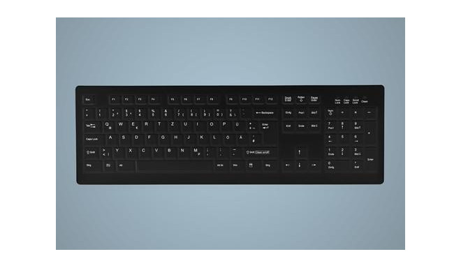 Active Key AK-C8100 keyboard Medical USB QWERTZ German Black