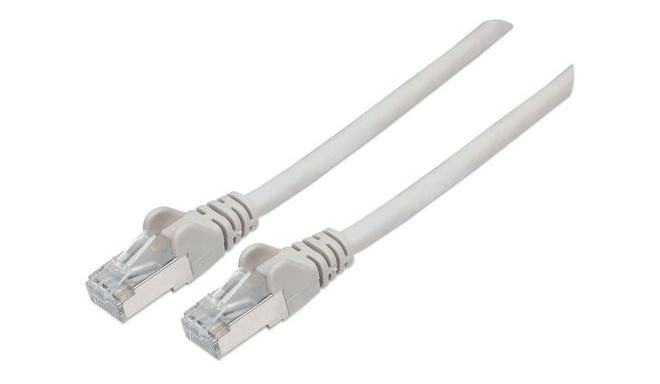 Intellinet Network Patch Cable, Cat7 Cable/Cat6A Plugs, 10m, Grey, Copper, S/FTP, LSOH / LSZH, PVC, 