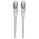 Intellinet Network Patch Cable, Cat7 Cable/Cat6A Plugs, 10m, Grey, Copper, S/FTP, LSOH / LSZH, PVC, 