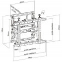 Equip 45"-70" Pop-Out Video Wall Mount Bracket