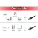 Equip Cat.6A U/UTP Patch Cable, 7.5m, Black